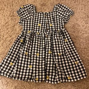 Worn once gingham old navy toddler dress